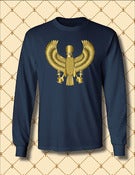 Image of MEN'S CUSTOM HERU GOLD FOIL LONG SLEEVE.