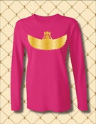 Image of WOMENS CUSTOM KHEPHER GOLD FOIL LONG SLEEVE