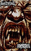 Image of WRITHING (Us)/ AD PATRES (Fra) Split tape