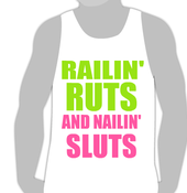 Image of Ruts And Sluts Tank, White