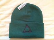 Image of LTD Bottle Green logo beanie