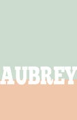 Image of personalized color block baby name 8x10 prints