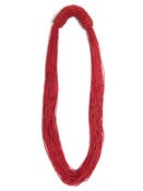 Image of "Paradise" Red Waxed Cotton Neck piece