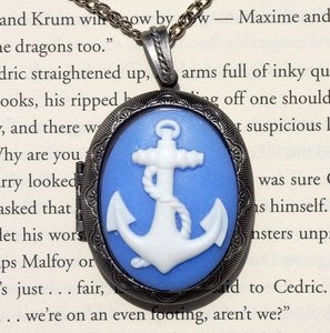 Image of Anchor Locket Necklace