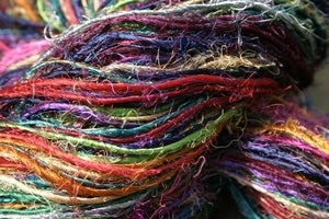 Image of Recycled Photon Rainbow Sport Weight Recycled Silk Yarn
