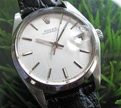 Image of VINTAGE ROLEX OYSTERDATE w/LINEN DIAL - SOLD! 