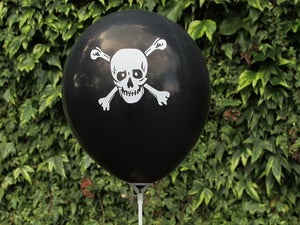 Image of Black Pirate Balloons