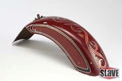 Image of Fiberglass "Bobbed" Rear Fender with Custom Paint