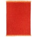 Image of tangerine mohair blanket