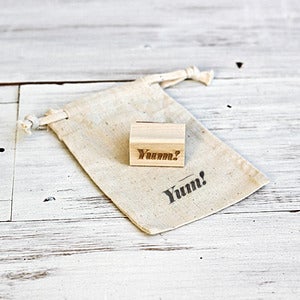 Image of Mini 'Yum' Wooden Stamp