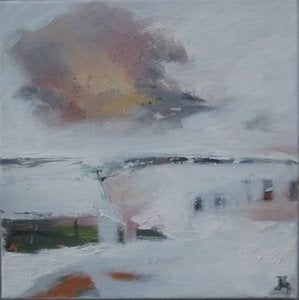 Image of DJ Lowrie: The Old Walberswick Cutting in Snow