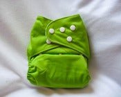 Image of 1 Green TPU Diaper +2 Inserts