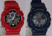 Image of Aviation Series Digital Sports Watch in Red or Blue
