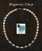 Image of Magnetic - 17 1/2" Magnetic pearl necklace - b inspired by Barb McSweeney
