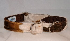 Image of Cow Faux-Fur Martingale Collar in the category  on Uncommon Paws.