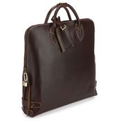 Image of Handmade Genuine Leather Briefcase Tote Handbag Messenger 14" Laptop / 15" Macbook Pro Bag (n68)