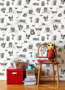 Image of Wallpaper Owls