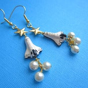 Image of Reach For The Stars! Space Shuttle Earrings