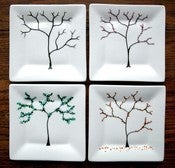 Image of The Four Seasons Appetizer Plates-4 Piece Collection 
