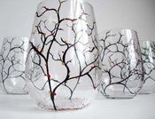 Image of The Four Seasons Stemless Wine Glasses-Set of 4 