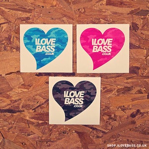 Image of Camo Heart Stickers