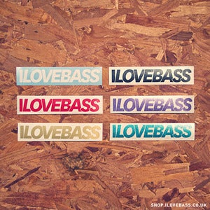 Image of I Love Bass Brand Sticker