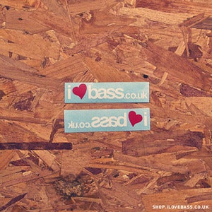 Image of Small ilovebass.co.uk Sticker