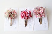 Image of *NOUVEAU* Barette pompon en Liberty of London (3 coloris)