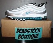 Image of Nike Air Max 97 Metallic Silver/Teal