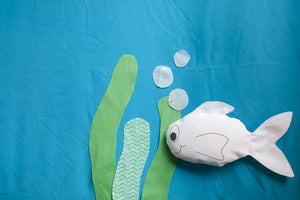 Image of Mini Fish "Blank Canvas" Softie