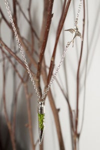 Image of Tusk Necklace with Sparrow