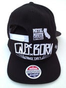 Image of Cali Born Hat - Blk w/ white