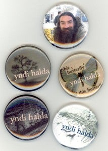 Image of yndi halda - 3 badges