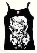 Image of FURYON SKULL spaghetti strap ladies vest
