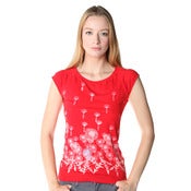 Image of Red Dandelion Bamboo T