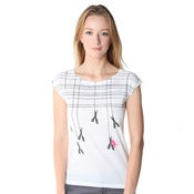 Image of White Scissor Bamboo T