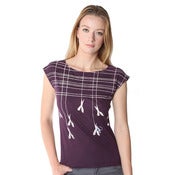 Image of Purple Scissor Bamboo T