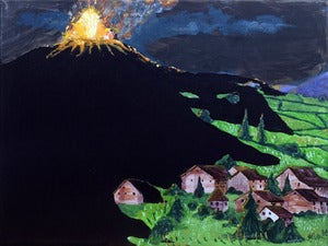Image of 'Untitled' acrylic on canvas painting