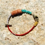 Image of dullDiamond x BIG THINGS red beaded bracelet