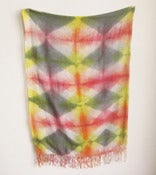 Image of Multi-Colored Cotton Voile Shawl/Scarf