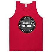 Image of Quality Matters Tank (Red)