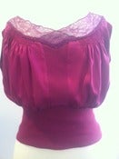 Image of Catherine Malandrino Fuchsia Top