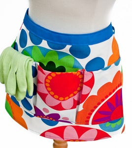 Image of Garden or Vendor Half Apron : IKEA Fredrika Fabric 