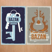 Image of Bazan: 2012 Living Room Tour Poster Set