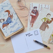 Image of Box of Assorted Postcards// WINTER