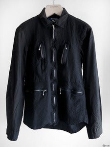 Image of Junya Watanabe MAN - Boiled Wool Zip Front Shirt