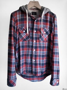 Image of Number (N)ine - FW05 The High Street Hooded Flannel Shirt