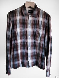 Image of Number (N)ine - FW05 The High Street Shadow Plaid Rayon Shirt