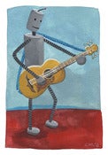 Image of Acoustic Guitar Robot Painting