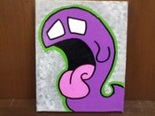Image of Purple Ghost Stretch Canvas